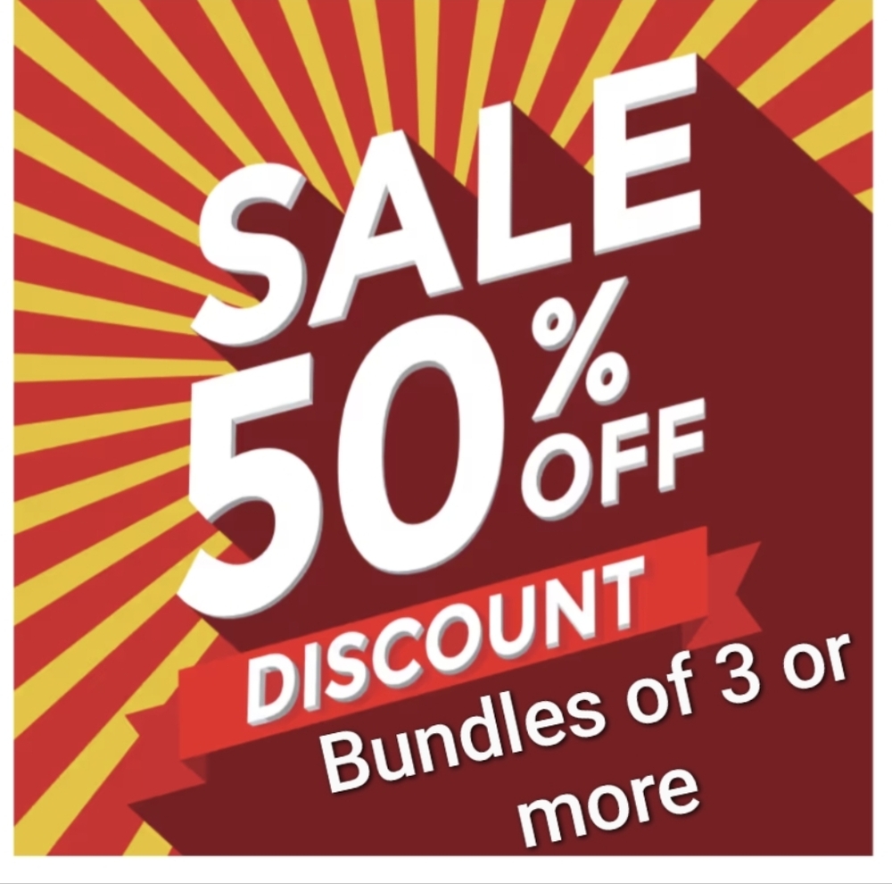 📌BUNDLES OF 3 OR MORE CLEARANCE SALE 1/2 OFF📌 SAVE 💰💰📌
